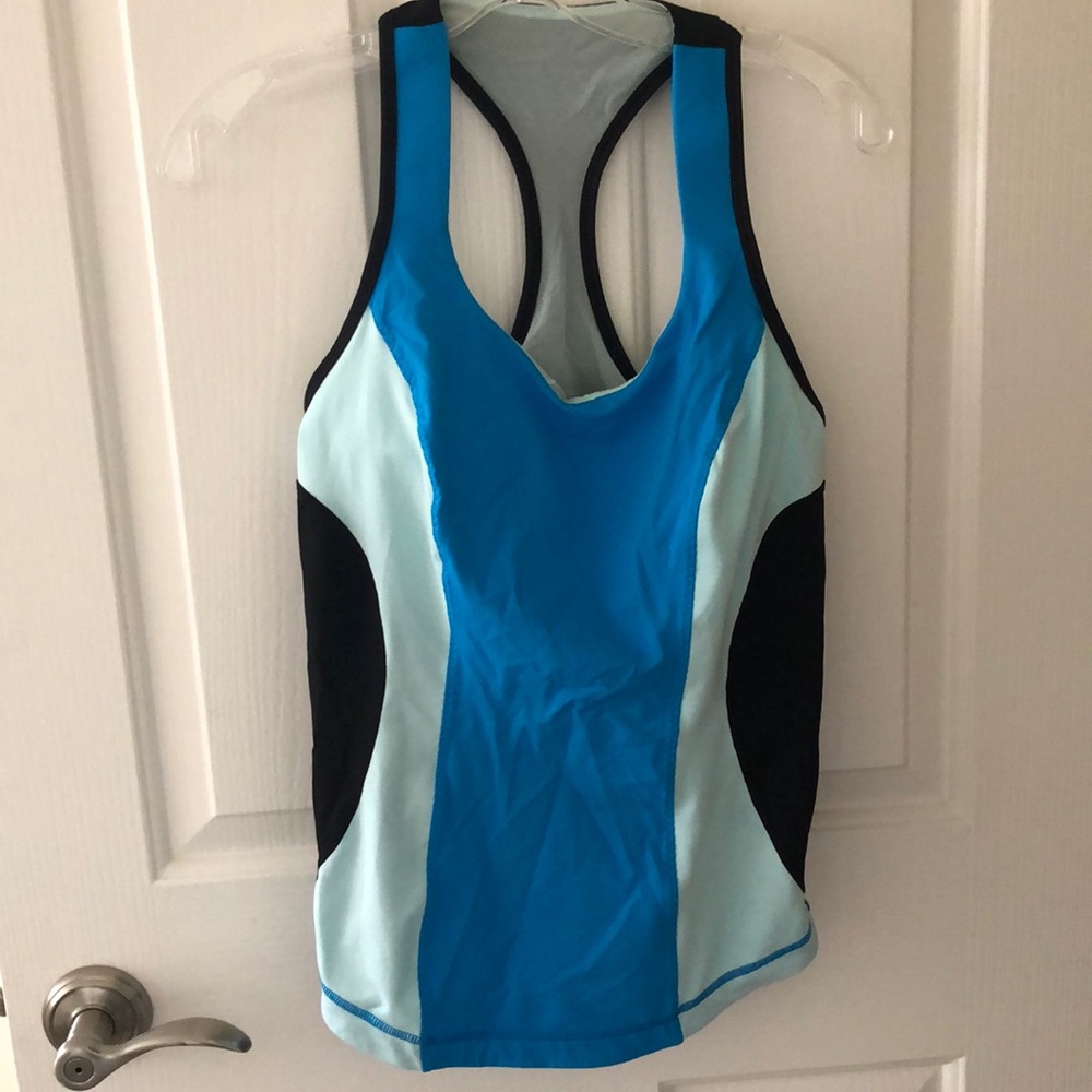 Lululemon multi color tank size 10